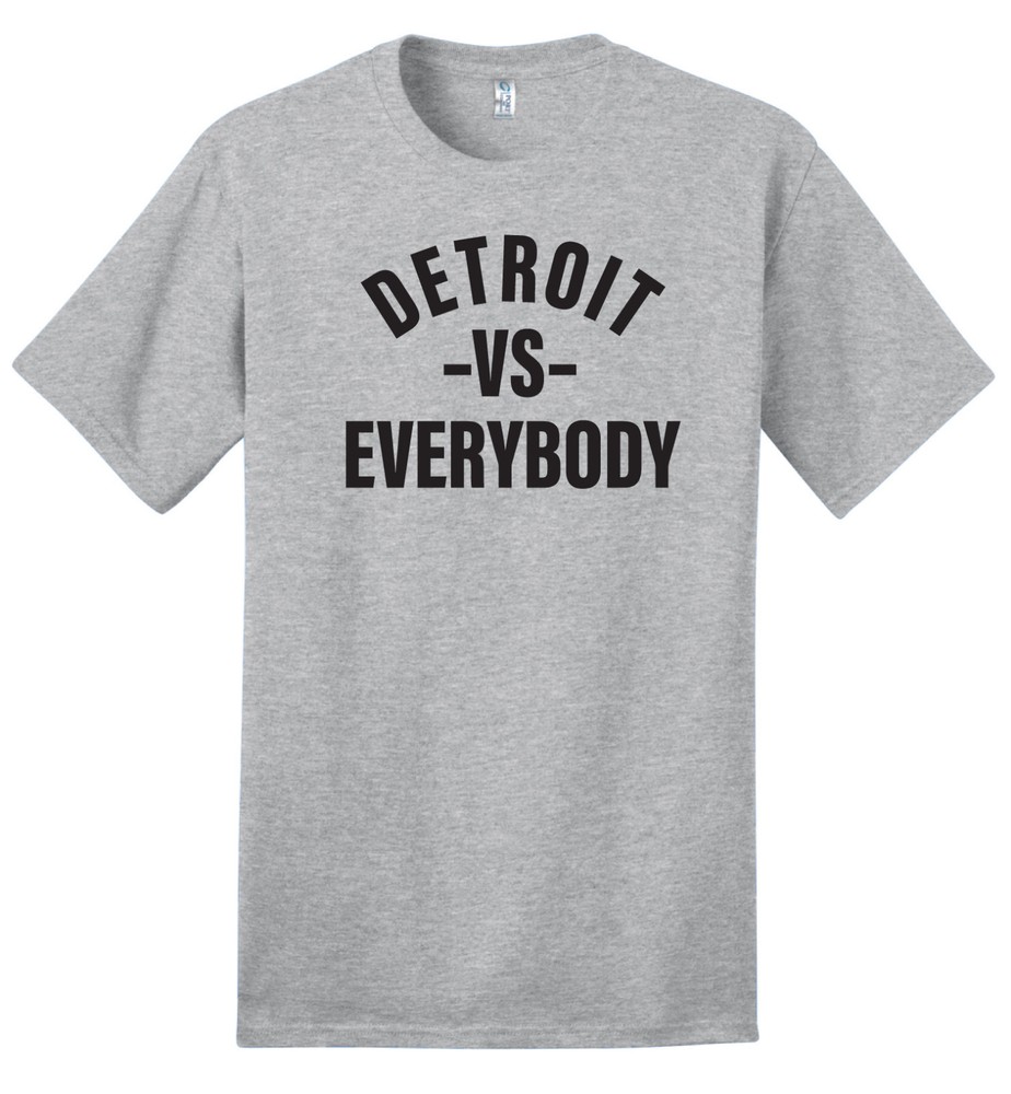 Detroit VS Everybody – 100% Ringspun Cotton T-Shirt