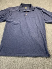 Tommy Bahama Polo Shirt Mens Large Blue Short Sleeve Beach Outdoor