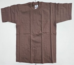 Pro Club Heavyweight Crew Neck T-Shirt Medium Brown