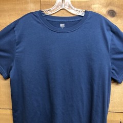 FRYE Regular Basic Casual Fit Short Sleeve T-Shirt Mens Size Large Steel Blue