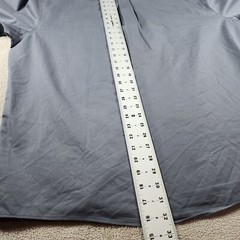 Port Authority Men 3XL Utility Shirt Gray Button Up Long Sleeve Epaulet Cotton
