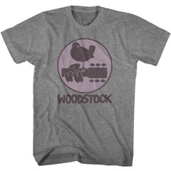 Woodstock 1969 Circle Logo Men’s T Shirt Rock & Soul Music Merch