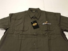 NWT Guide Gear Short Sleeve Button-Down Shirt – Brown – Men’s Size Large