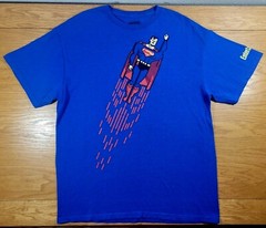 SUPERMAN Entertainment Weekly 8-Bit Style Logo 100% Cotton T-Shirt L Men’s Large