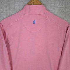 JOHNNIE-O x RAVINIA GREEN CC Mens Medium Performance 1/4 Zip Pullover Pink Golf