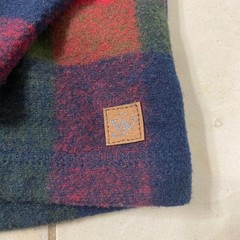 John Wayne Plaid Snap Collar Pullover Shirt Men’s Size L Red Green Blue Classic
