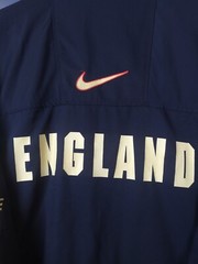 England Team Vintage Training Jacket With Zipped Big Logo Nike Mens Size XL