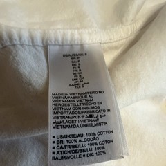 Amazon Essentials Regular Fit Men’s S White Cotton Button-Up