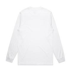 Dark Grey or White Plain Long Sleeve Shirt, High Quality ASColour, Various Sizes