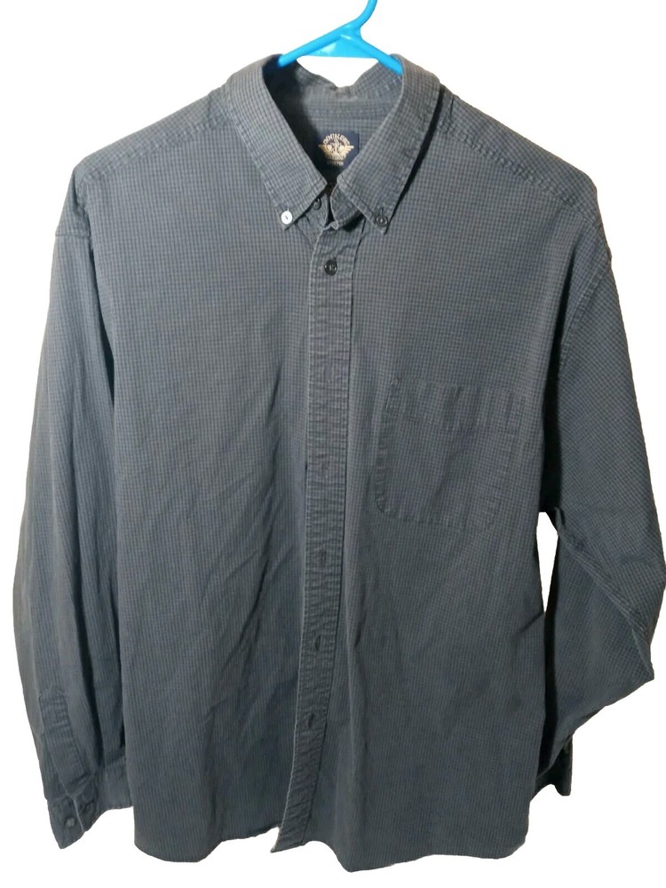 Dockers Men’s Large button-up long sleeve shirt 97% cotton 3% spandex stretchy