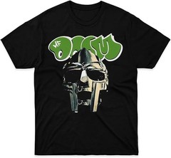 HOT! MF Doom Mask Black Cotton T-Shirt Full size S-5XL HL906