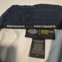 Dickies Men’s Performance Long Sleeve Button Up Work Shirt Navy Blue Size L