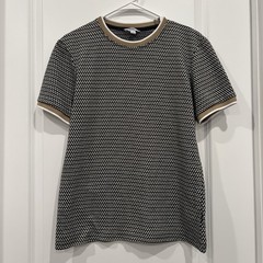 DISTORTION Men’s Pull Over Short Sleeve Sweater Shirt Cotton Polyester Small
