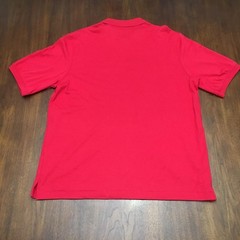 Lands’ End Polo Shirt Red Short Sleeve 3 Button Men’s Size Large 42-44