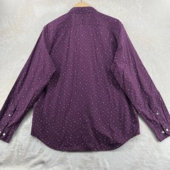 Banana Republic Camden Fit Custom Wash Men’s Size L Polka Dot Casual Shirt