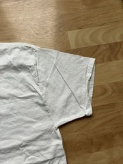 “One Day We Will Heal Between Clouds” White T-shirt Mens Large