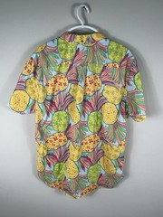 Chubbies “The Nutter” Popover Shirt Pineapple Print Size Large MADE IN USA