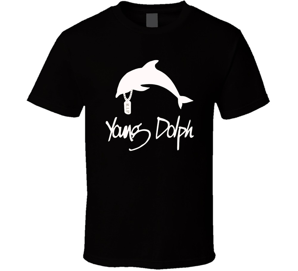 RIP YOUNG DOLPH DOG TAGS BASIC.CLTHG PAPER ROUT T-Shirt tee Unisex Free Shipping