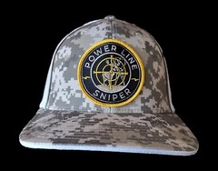 Power Line sniper digital camo patch trucker hat hunt deer duck bear cap moose