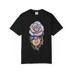 Opal Camellia Shell Graphic Tee