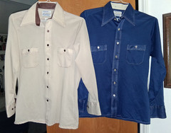 Arrow Doubler Doubler Lot 2 Solid Button-Up Long Sleeve Shirts 15-15 1/2