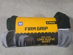 FIRM GRIP Men’s Medium Base Layer Long Sleeve Shirt (2-Pack)