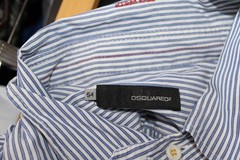 DSQUARED2 100% Cotton Button Front Shirt Size EU 54