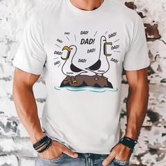 Funny Seagull Dad Gildan Tee Personalized Gift