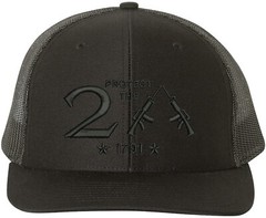 Protect The 2nd Amendment Richardson Embroidered One Size Fits All Trucker Hats