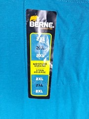 NEW Berne Lightweight Performance Short Sleeve Pocket Workwear T-Shirt-2XL-Blue