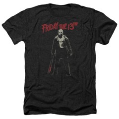 FRIDAY THE 13TH CHCHCH AHAHAH Licensed Adult Men’s Heather Tee Shirt SM-3XL