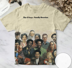 Rare The O’jays Family Reunion Album Cover AOP 3D All Sizes T-Shirt TD1000