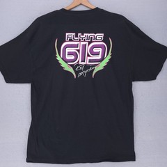 Vintage Rey Mysterio Wrestling Shirt Mens XL Black Flying 619 WWF WWE W/ Tags