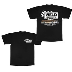 Classic Truck Racing Double Sided Cotton Crewneck Graphic Tee Men