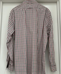 Thomas Mayes Casual Collection button down shirt XL Preppy Plaid Office Classic