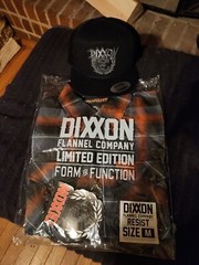 Dixxon Flannel Resist Flannel + Trucker Hat Bundle Lot Mens Size M