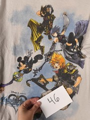 Vtg Y2K Kingdom Hearts Birth by Sleep Shirt M Disney Video Game T Shirt Enix
