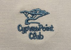 Straight Down Performance Cypress Point Club Blue Men’s Golf Polo Shirt Size XXL