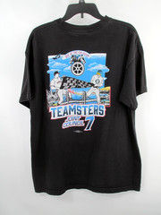 TEAMSTERS Joint Council 7 Day Coliseum T-Shirt Tee Men XL Black Bayside USA VTG