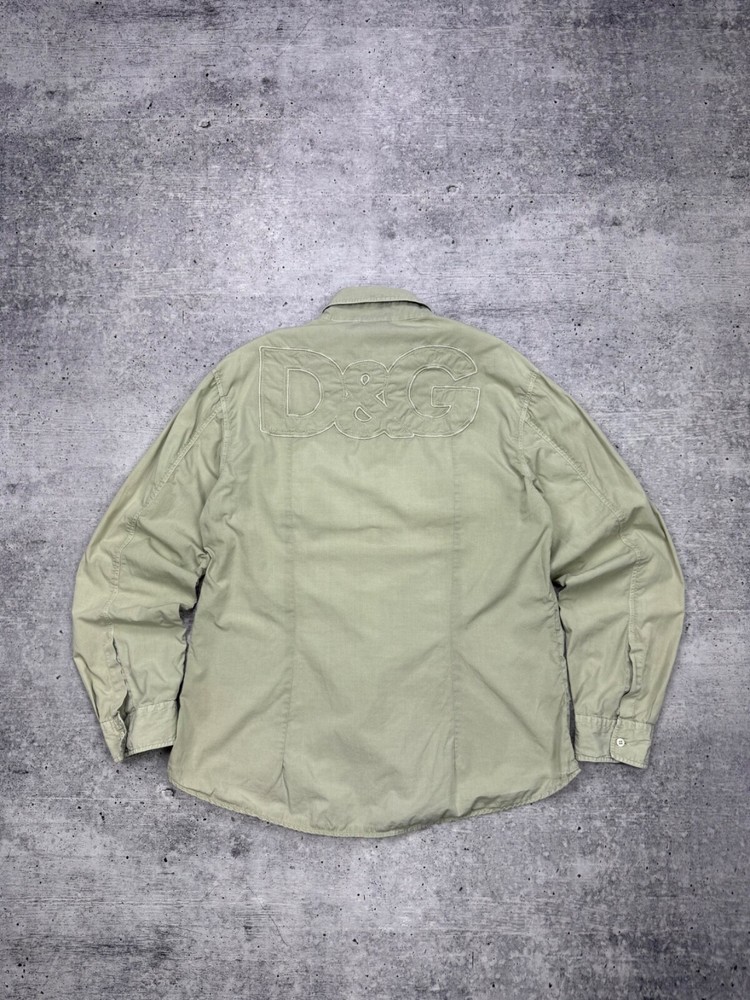 Vintage 90’s Y2K Style Dolce&Gabbana Big Logo Multipocket Rare Archival Shirt