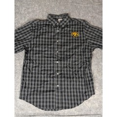 Rivalry Threads Men’s Plaid Button Down Shirt M Iowa Hawkeyes Logo Classic Fit