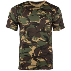 British DPM Camo Military Shirt Cotton T-Shirt Sizes M to 3XL Army Dutch NEW
