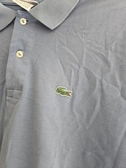 Lacoste Devanlay Blue Classic Fit Short Sleeve Casual Polo Shirt Men’s Size 6