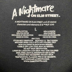 Freddy Krueger T shirt Men’s size Large A Nightmare on Elm street Horror New