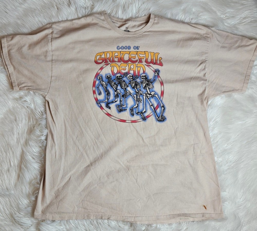 Grateful Dead Dancing Skeletons Men’s Size XL 2023 T-Shirt Blemish See