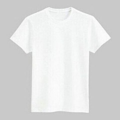 10Pcs Plain White Sublimation Blank DIY Polyester Short Sleeve T-Shirts