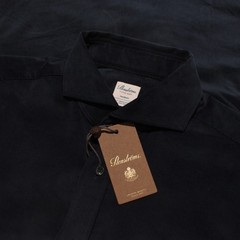 Stenstroms NWT Casual Button Down Shirt Size M Fitted Body in Blue Cotton Blend