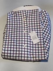NWT JoS. A. Bank – Mens LS Traveler Dress Shirt – Multicolored – Medium 17 34/35