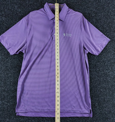 Wailea Golf Club Maui Dunning Golf Polo Shirt Blue & White Men’s Medium *READ*