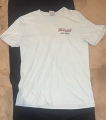 Vintage Six Flags T-Shirt Large Port & Company Stars & Stripes Style Theme Park